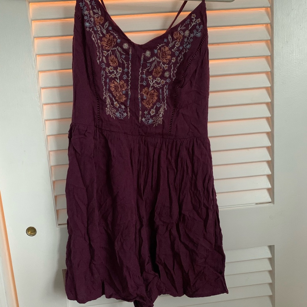 Romper with Floral detailing